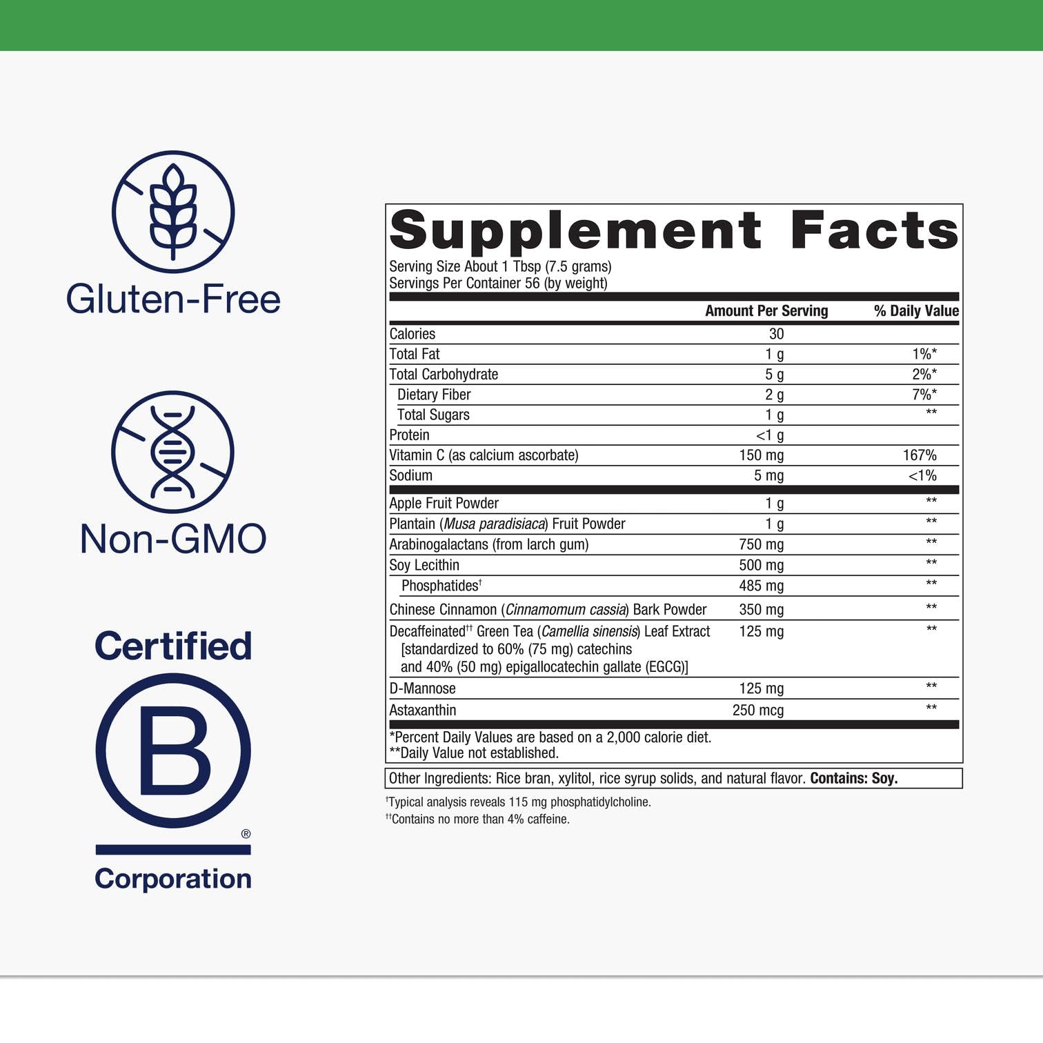 Metagenics G.I. Support cuillère-dose pour doser facilement et en douceur.