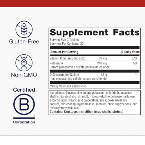 Site de production certifié cGMP de Metagenics Glucosamine Sulfate.