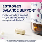 Metagenics Indole-3-Carbinol, boîte-information: qualité GMP et pureté vérifiée.