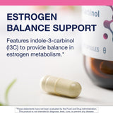Illustration Metagenics Meta Indole-3-Carbinol, vue des capsules faciles à avaler.