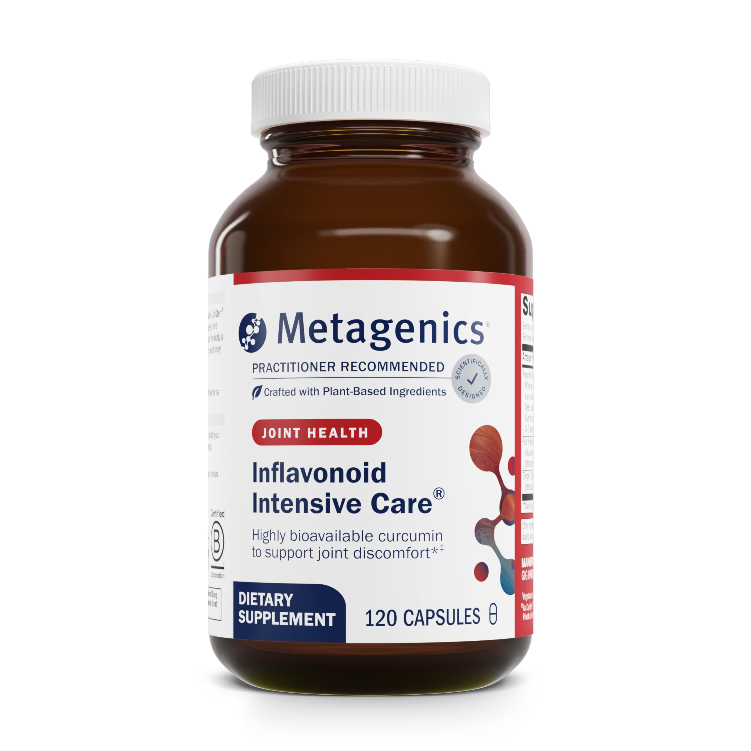 Metagenics Inflavonoid Intensive Care – bouteille avec gélules pour une routine quotidienne