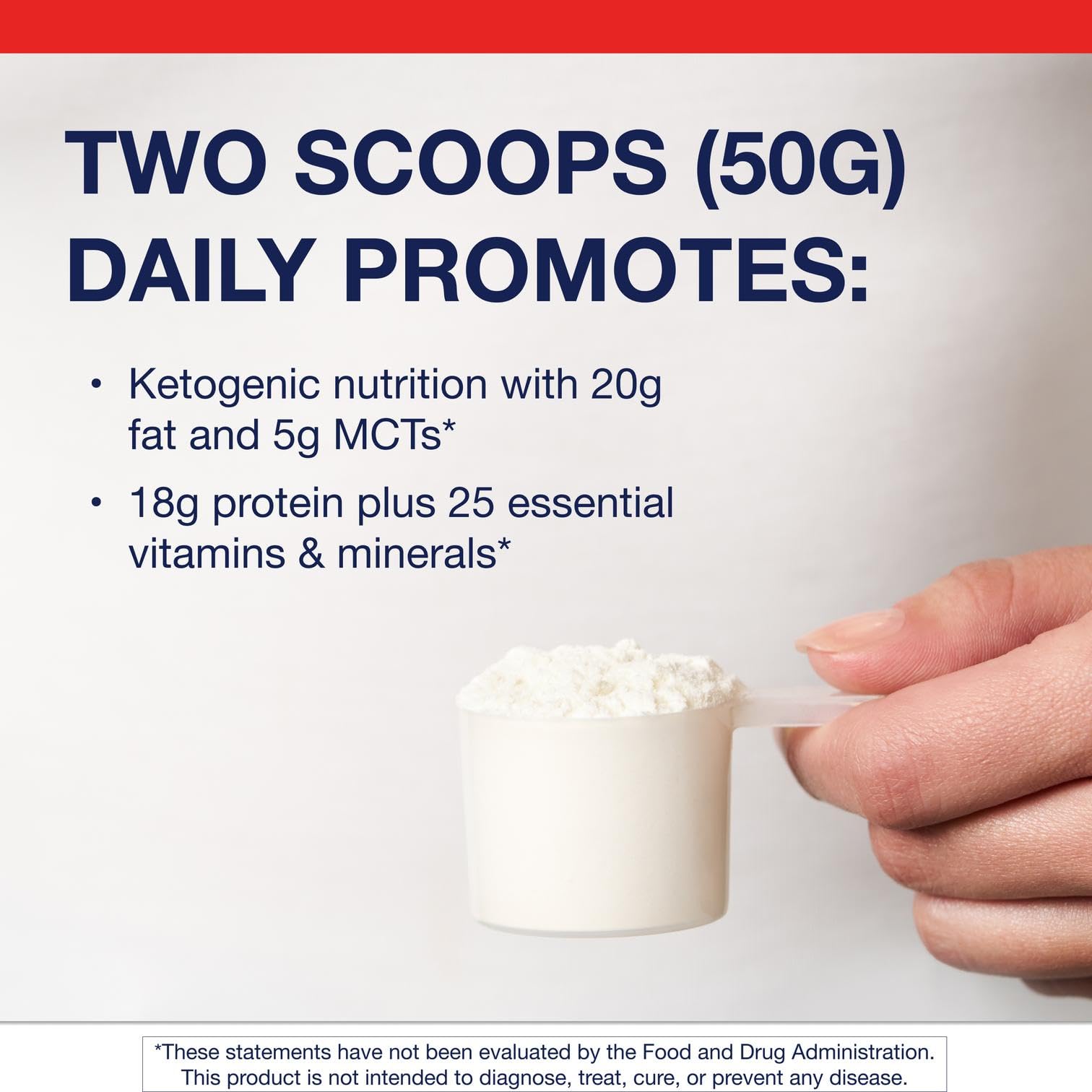 Verre vanille Metagenics Ketogenic Shake révèle une texture onctueuse et rassasiante.