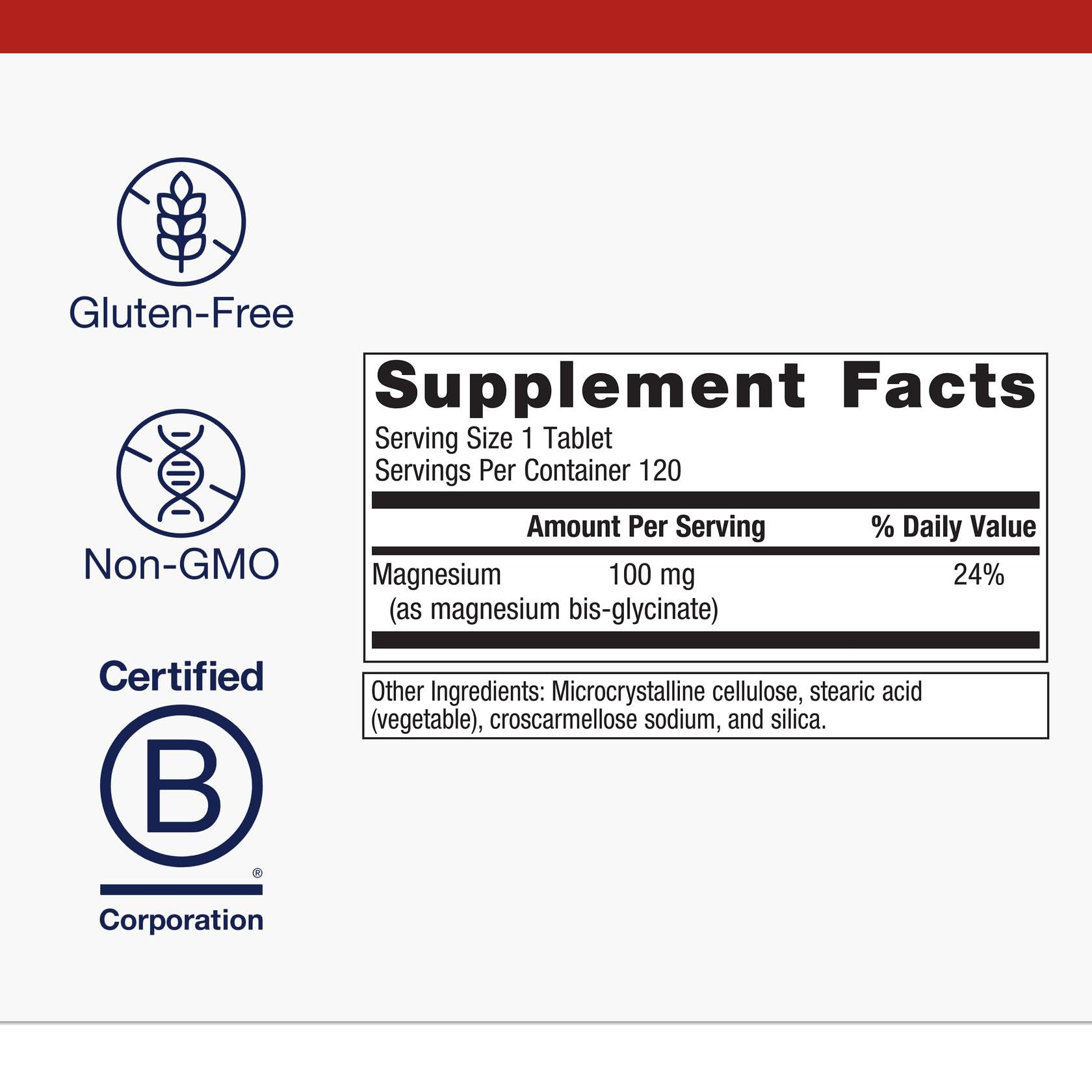 Metagenics Magnésium Glycinate – bouteille-ouverte – manipulation facile pour un apport quotidien.
