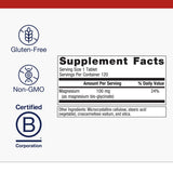 Metagenics Magnésium Glycinate – bouteille-ouverte – manipulation facile pour un apport quotidien.