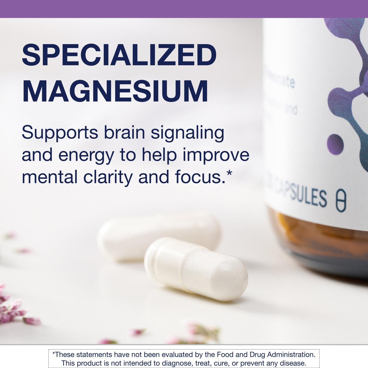 Metagenics Magtein : sommeil plus serein et relaxation nocturne.