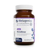Metagenics MetaSleep: boîte etui, présentation pratique pour soutenir une routine nocturne détendue.