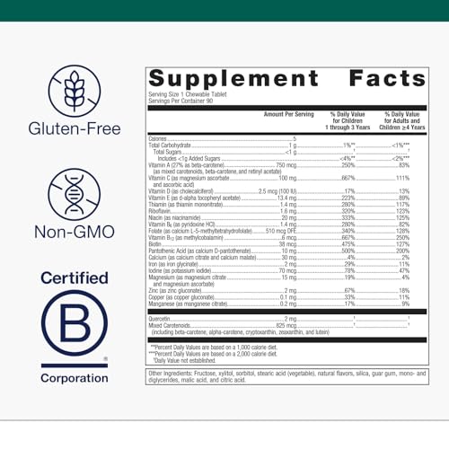 Sans gluten et sans OGM, Metagenics Multigenics usage quotidien sûr.
