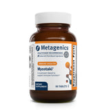 Metagenics Mycotaki – boîte et flacon, soutien immunitaire potentiel lors du stress.