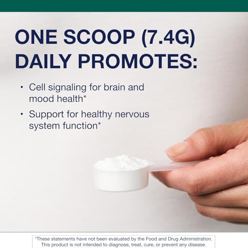 Metagenics Myo-Inositol Plus – étiquette nutritionnelle indiquant sans OGM et options véganes.
