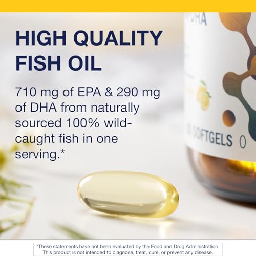 Metagenics OmegaGenics EPA-DHA 1000 mg — Sourcing durable des poissons d’eau froide.