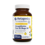 Metagenics OmegaGenics Mega 10, gelules molles en bouteille pour une utilisation quotidienne