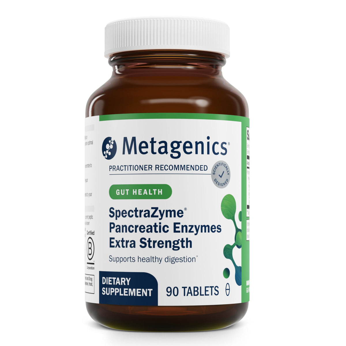 SpectraZyme de Metagenics facilite la digestion des protéines après les repas.