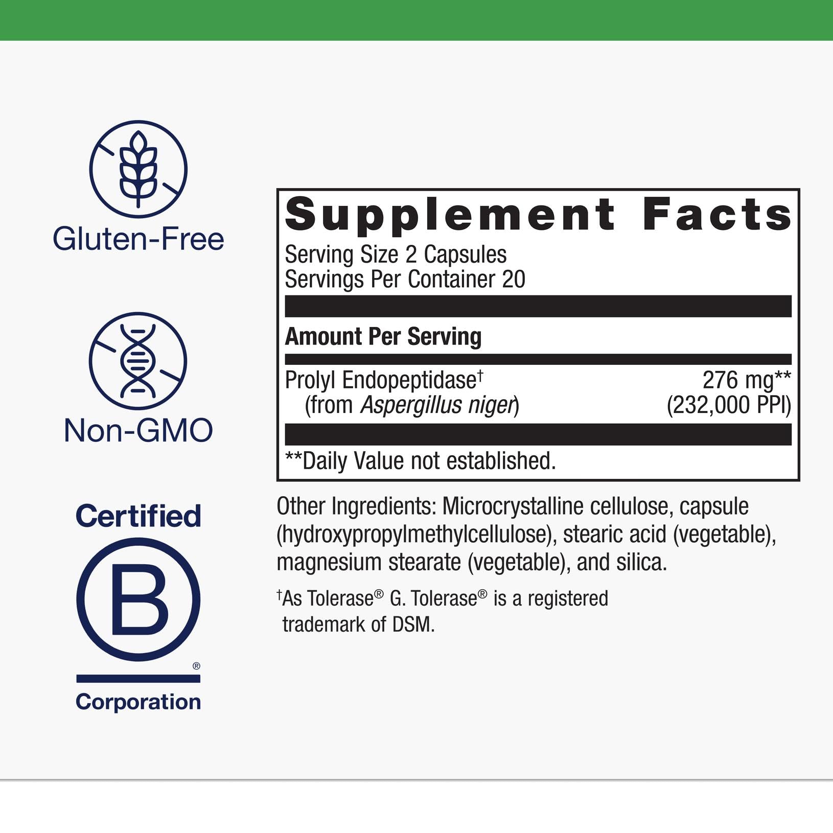 Metagenics SpectraZyme Gluten Digest – capsules pratiques pour une routine quotidienne.