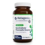 Metagenics SpectraZyme — bouteille visible, soutien digestif potentiel après les repas.