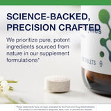 Étiquette Spectrazyme Pancreatic Enzymes montrant la formule sans OGM et sans gluten