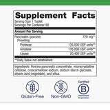 SpectraZyme sans gluten, adapté à une alimentation variée et équilibrée.