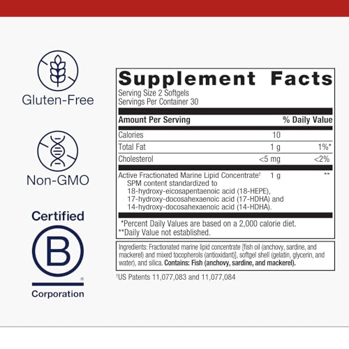 Metagenics SPM Active – origine marins oméga-3, formulation riche en acides gras bénéfiques.
