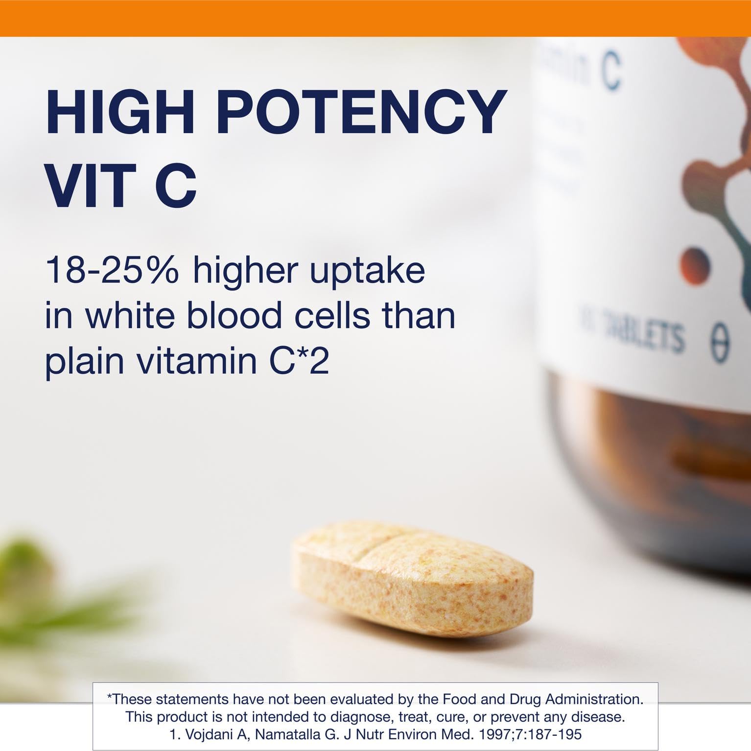 Metagenics Ultra Potent-C 500 etiquette – identification claire et dose mesurée