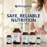 Metagenics UltraFlora Complete Femmes Probiotique, concept santé, équilibre intime.