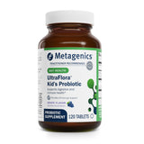 Emballage Metagenics UltraFlora Kids, soutien digestif quotidien pour enfants.