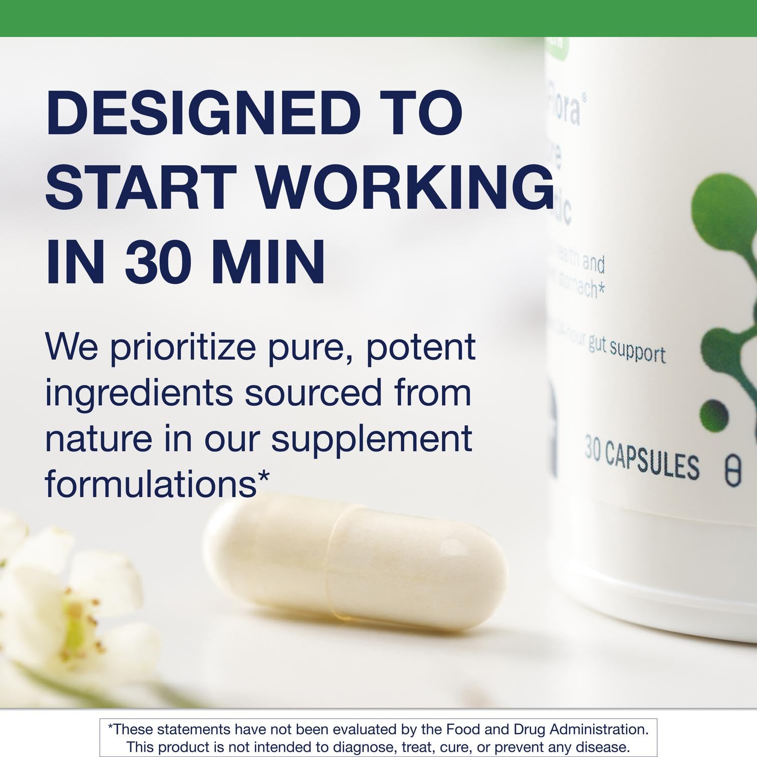 Metagenics UltraFlora Restore – Capsules sans gluten et sans OGM pour un usage quotidien.