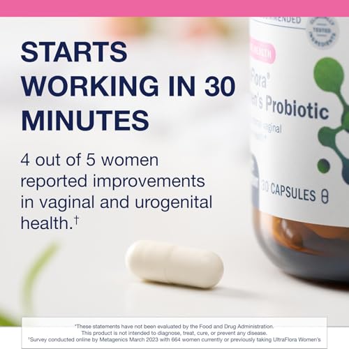 Metagenics UltraFlora Women’s – étiquette probiotiques : ingrédients et bénéfices expliqués.