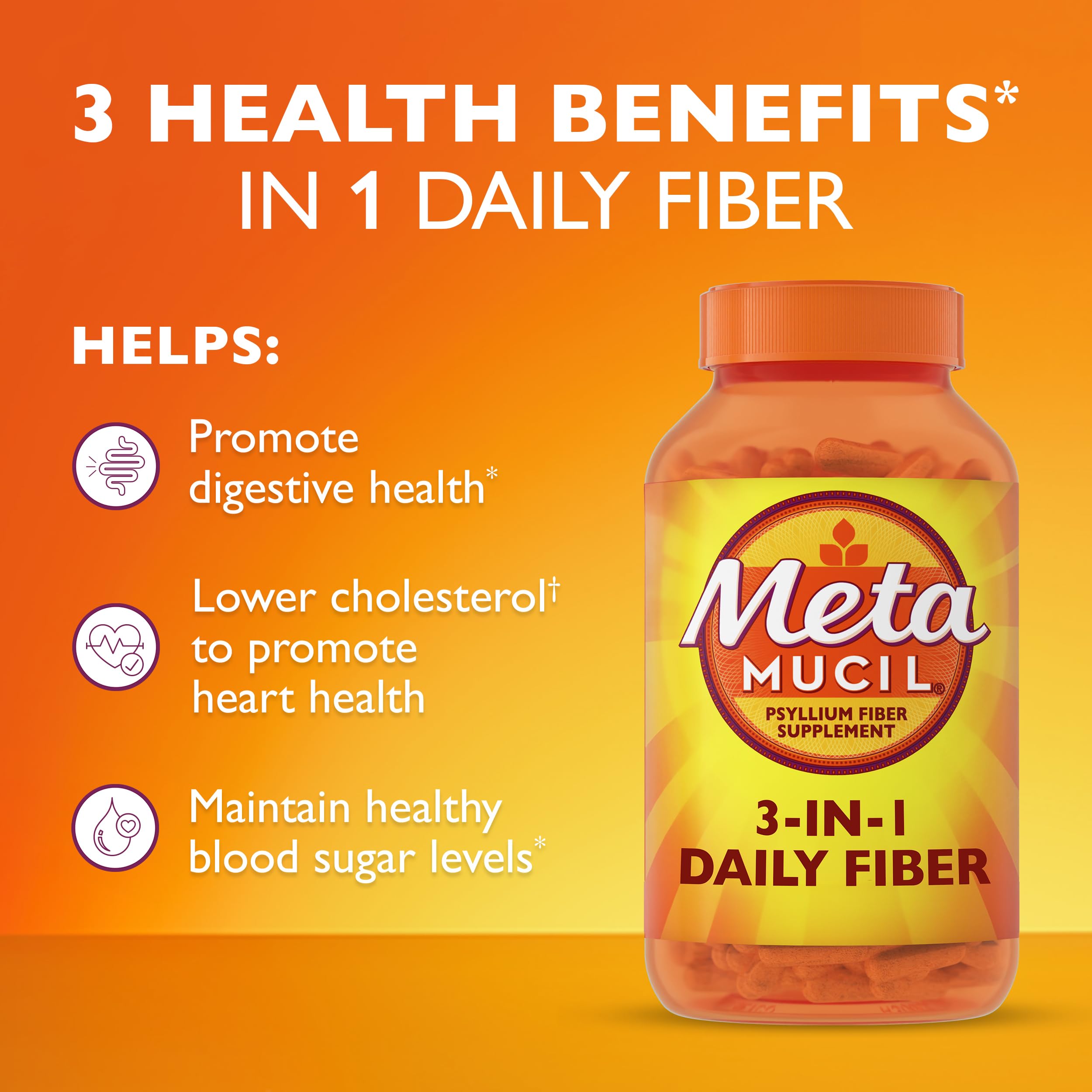 Metamucil : emballage double, idéal pour renouveler rapidement votre stock.