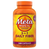 Metamucil – étiquette claire et design rassurant, geste de confiance.