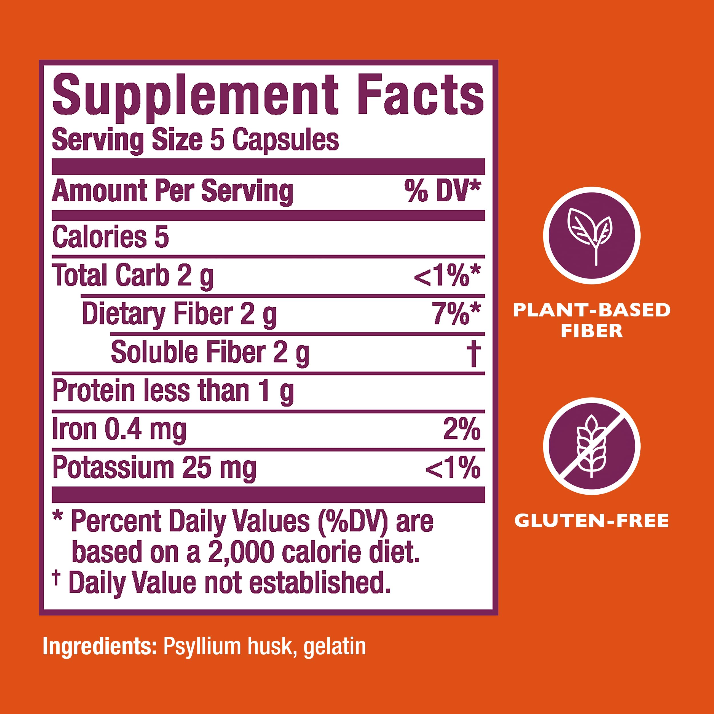 Metamucil : capsules visibles, fibre naturelle pour le bien-être digestif.