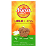 Metamucil galettes fibres pomme croquante, pochette pratique pour le goûter.