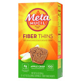 Metamucil galettes fibres pomme croquante, sachet individuel pratique.