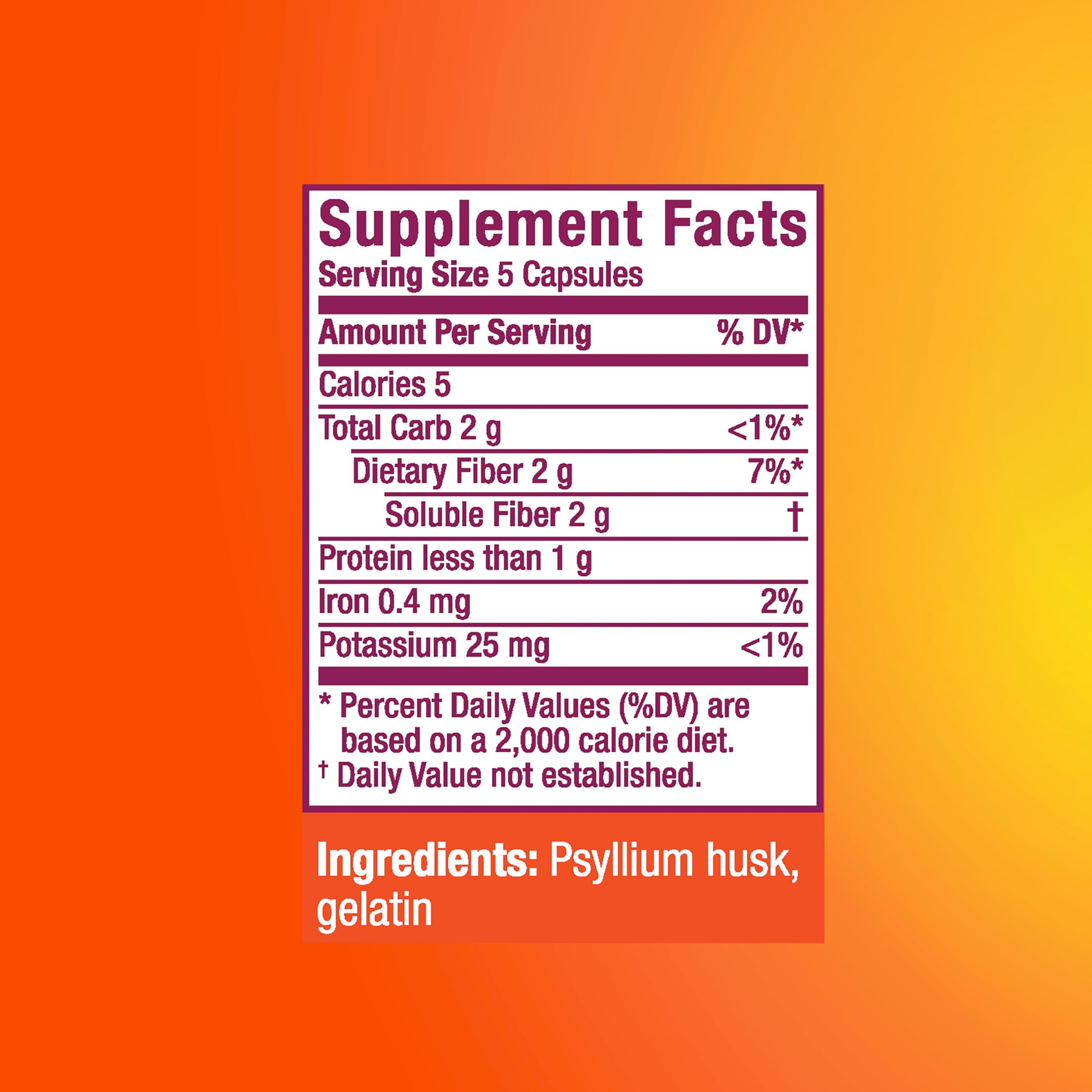 Metamucil, routine quotidienne, intégration discrète.