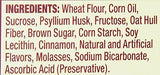 Metamucil wafers pomme croquante, gros plan sur texture croustillante.