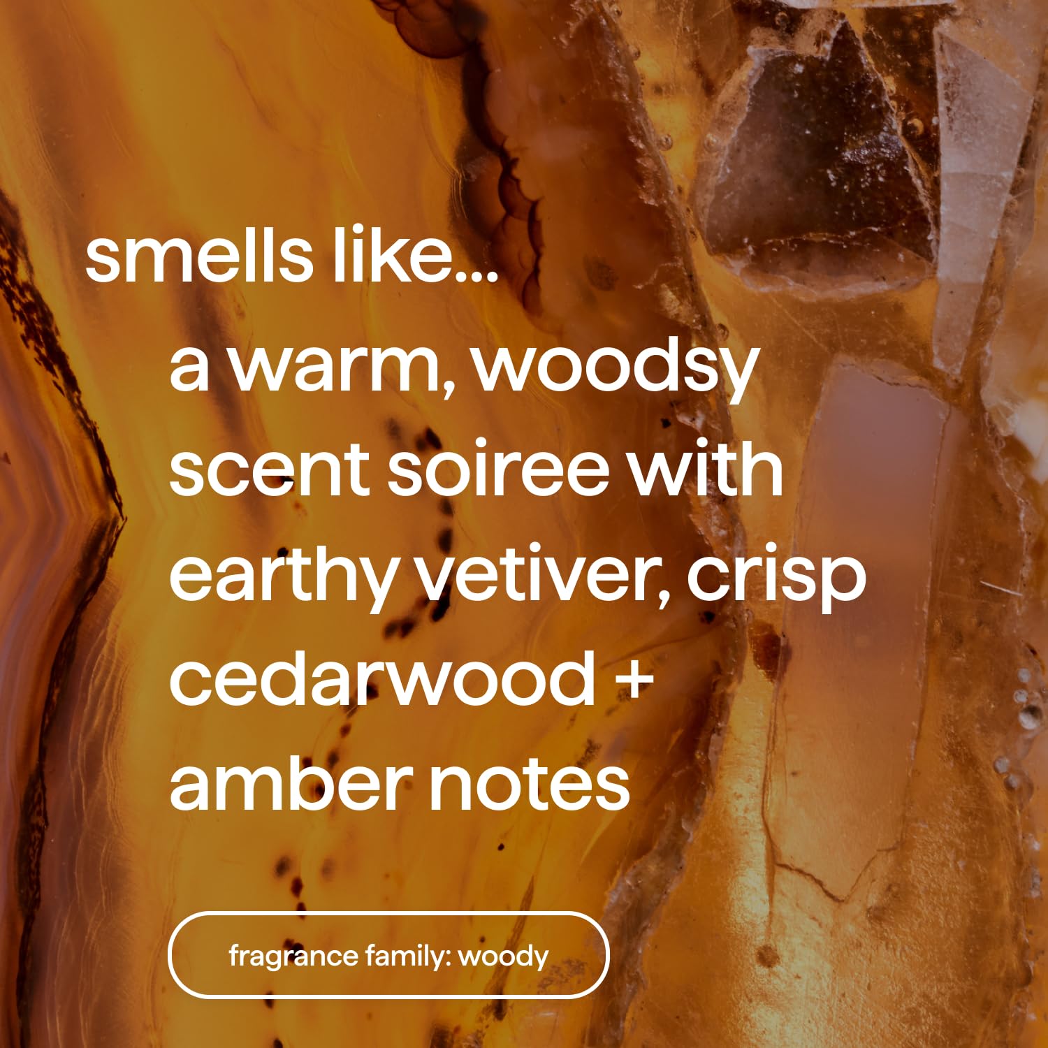 Bougie Method Premium Vetiver et Ambre – 14oz pour une diffusion parfumée prolongée.