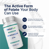 Formulation Cerebrofolate pure de Methyl-Life pour une source fiable de B9.