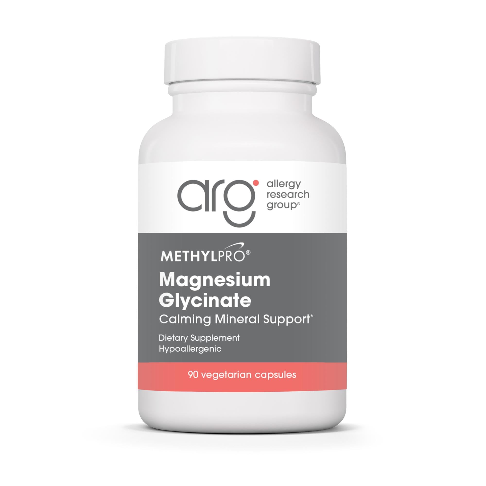 MethylPro Magnésium Glycinate – bouteille montrant des capsules pour un sommeil plus calme.