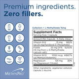 Emballage MethylPro montrant l’information produit et le format 30 gélules.