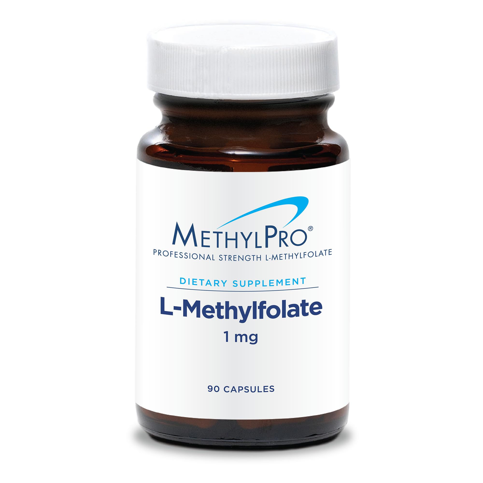 MethylPro L-Méthylfolate 1 mg : bouteilles de gélules favorisant l'équilibre émotionnel.