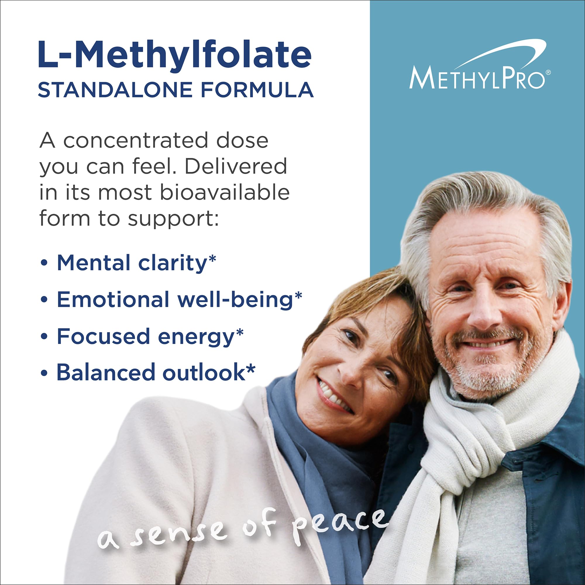 Étiquette-flacon MethylPro L-Methylfolate avec informations clés