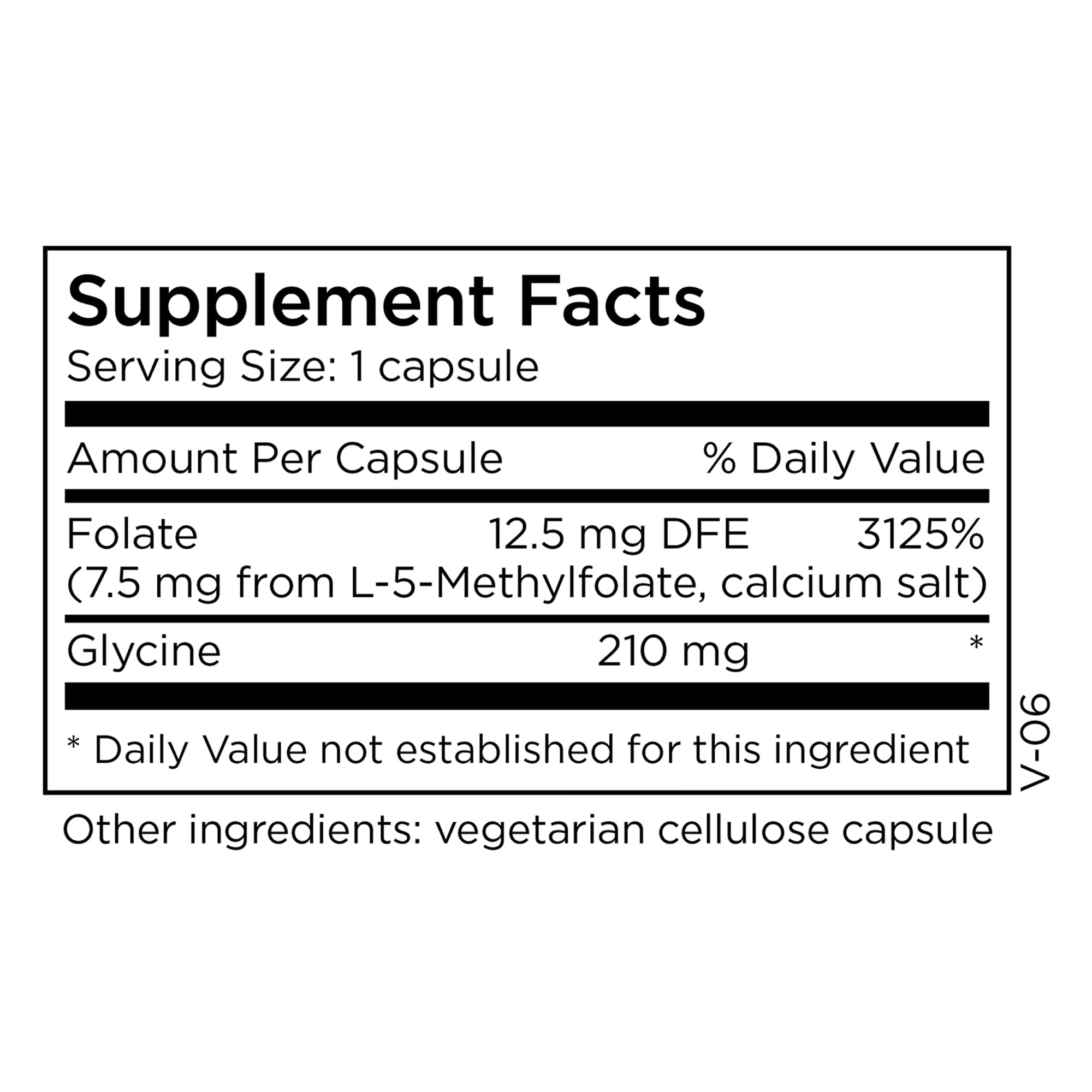 MethylPro L-Methylfolate sur bouteille ouverte pour dosage quotidien facilité.