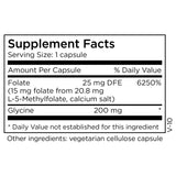 Capsules rondes MethylPro L-Méthylfolate prêtes pour le cerveau.
