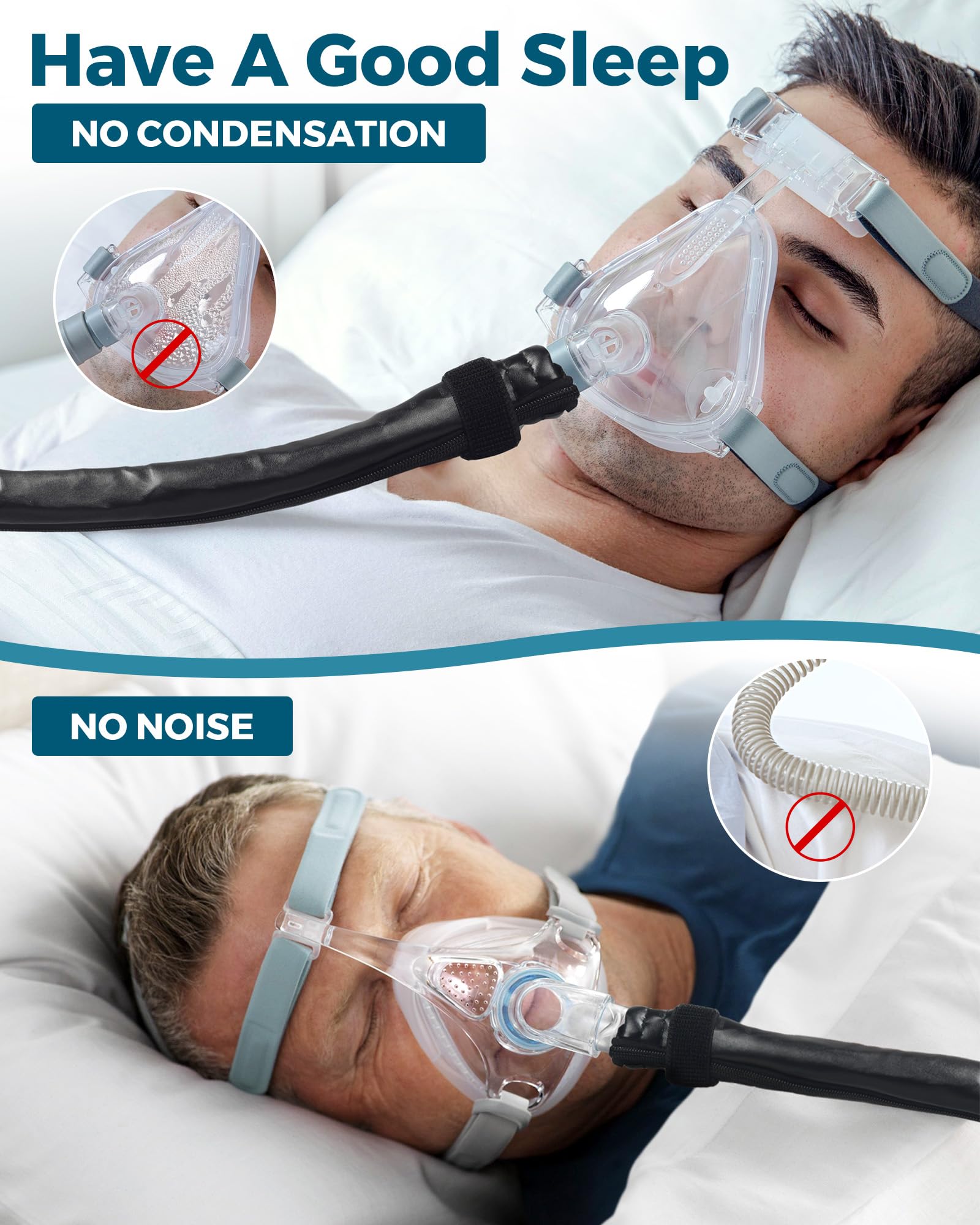 Meunmro couvre-tube CPAP compatible avec ResMed S9 et autres tubings.