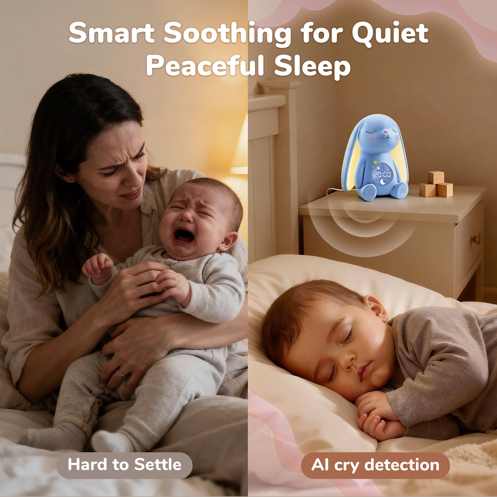 MeWaii 100-sounds: vaste choix pour favoriser le sommeil.