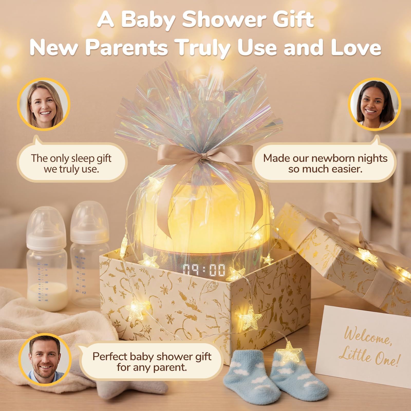 Cadeau idéal Mewaii pour nouveau-né et douche.