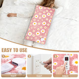 Coussin Daisy mesurant environ 30 x 60 cm pour canapé ou lit.
