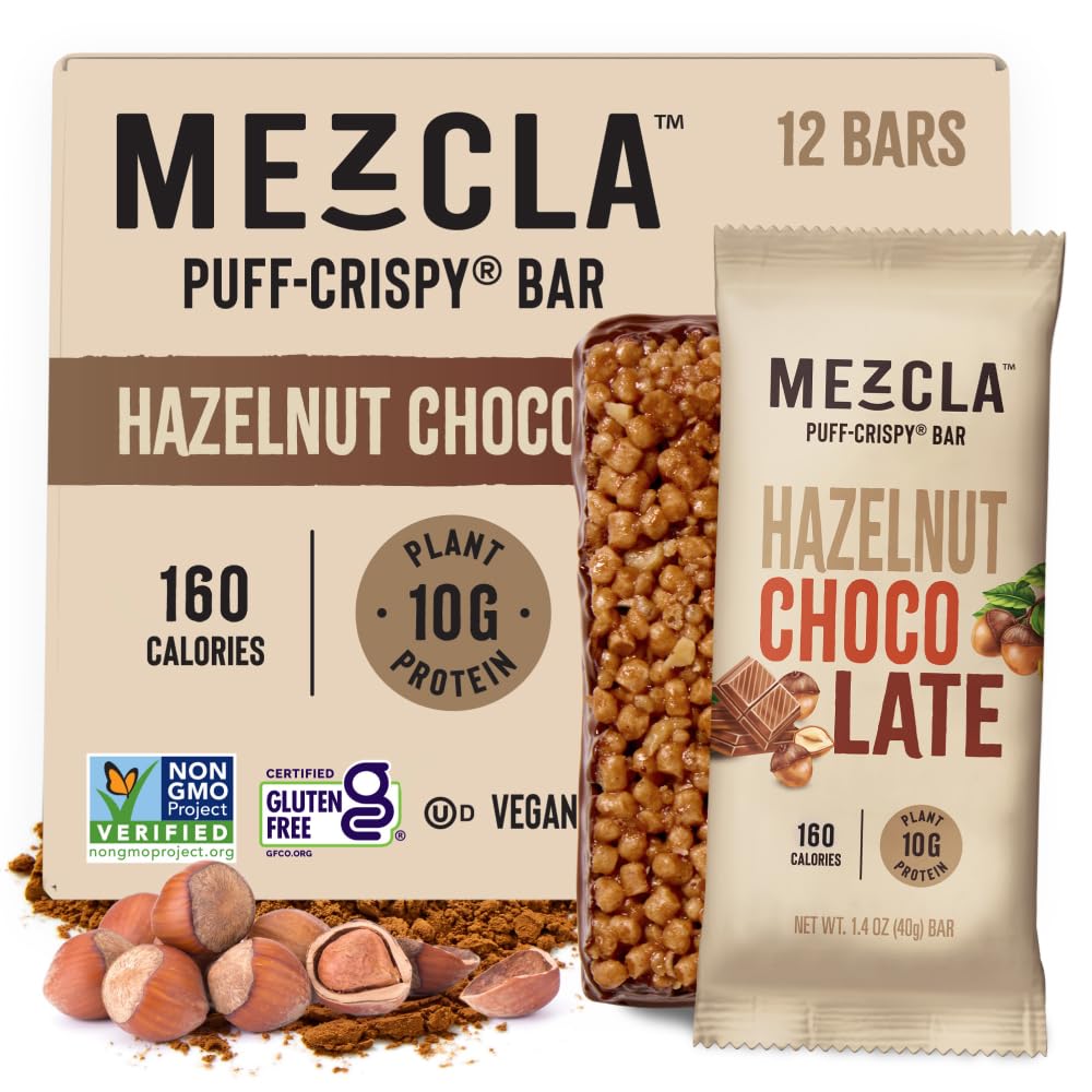 Barre Mezcla avec texture légère et croquante, idéal petit-déjeuner.