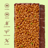 Goût pistache-chocolat Mezcla avec crème d'amande, snack satisfaisant
