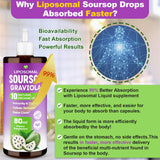 Mezqai Soursop Bitters Liquid - format 80 jours pour une utilisation prolongée.