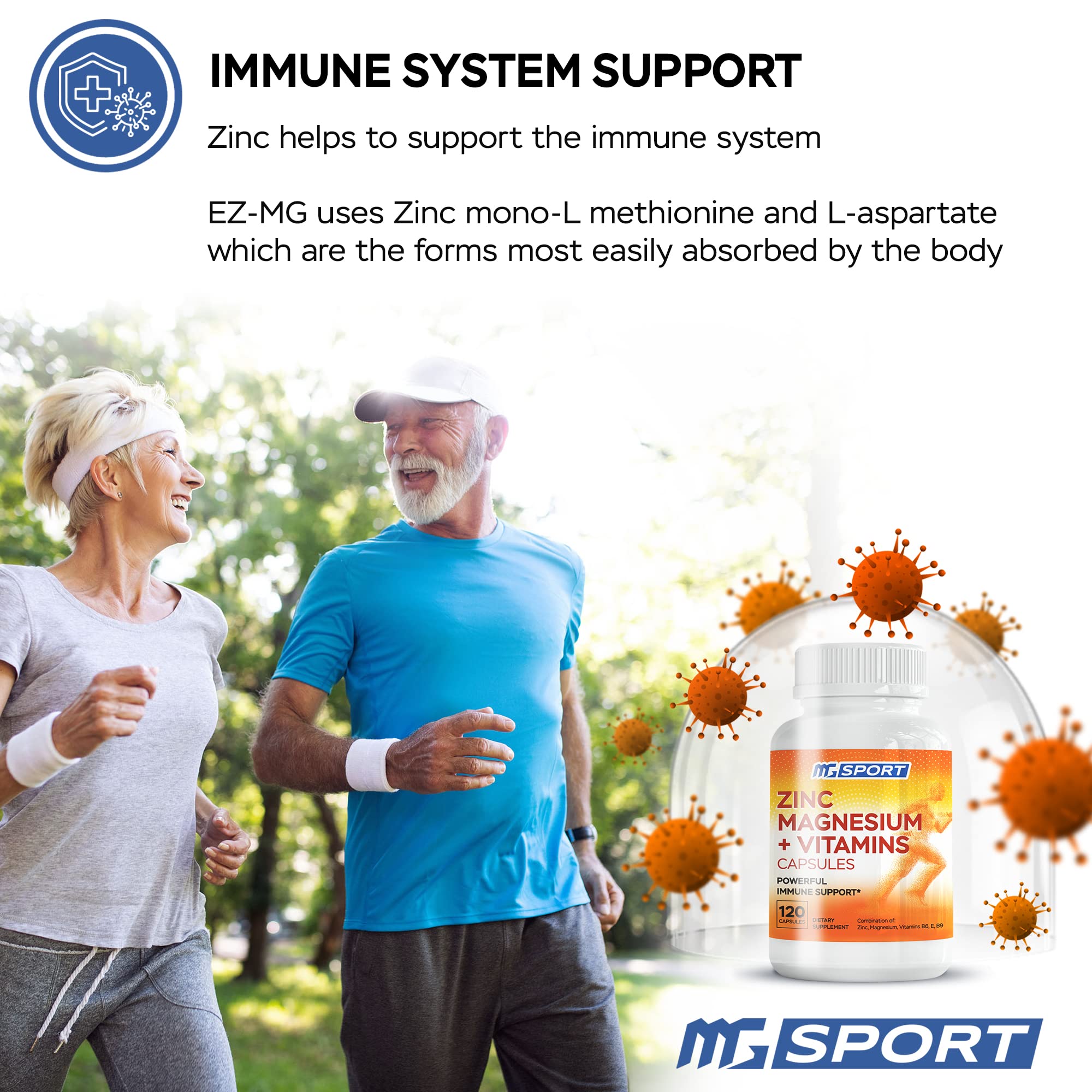 MgSport ZMA : gélules et composition favorisant récupération et énergie potentielle.