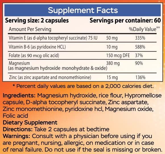 MgSport ZMA : visuel des capsules utilisées après entraînement.